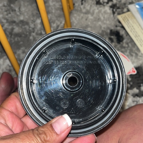 RARE!! New Starbucks MATTE BLACK STAINLESS STEEL Cold Cup Tumbler 24 oz - Picture 5 of 6